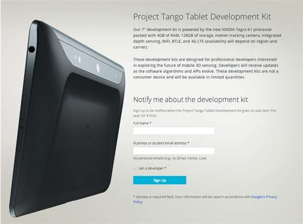 Tegra K1ȸ跢Project Tangoƽ